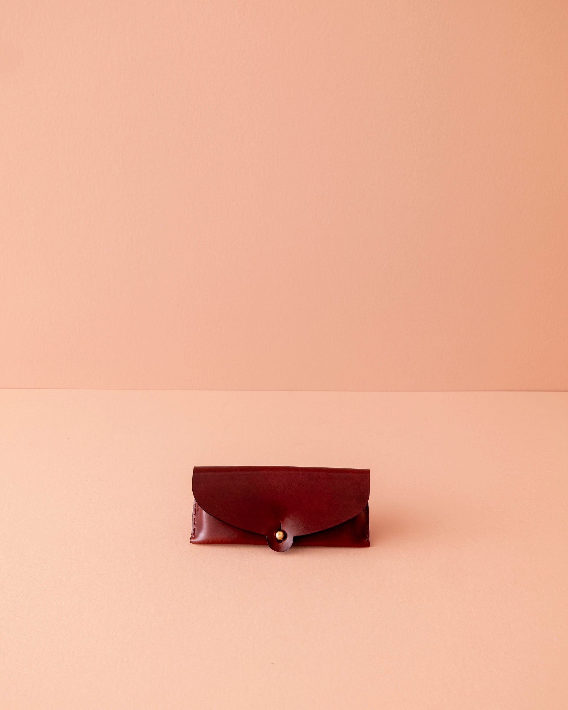 leather glasses case [brown]